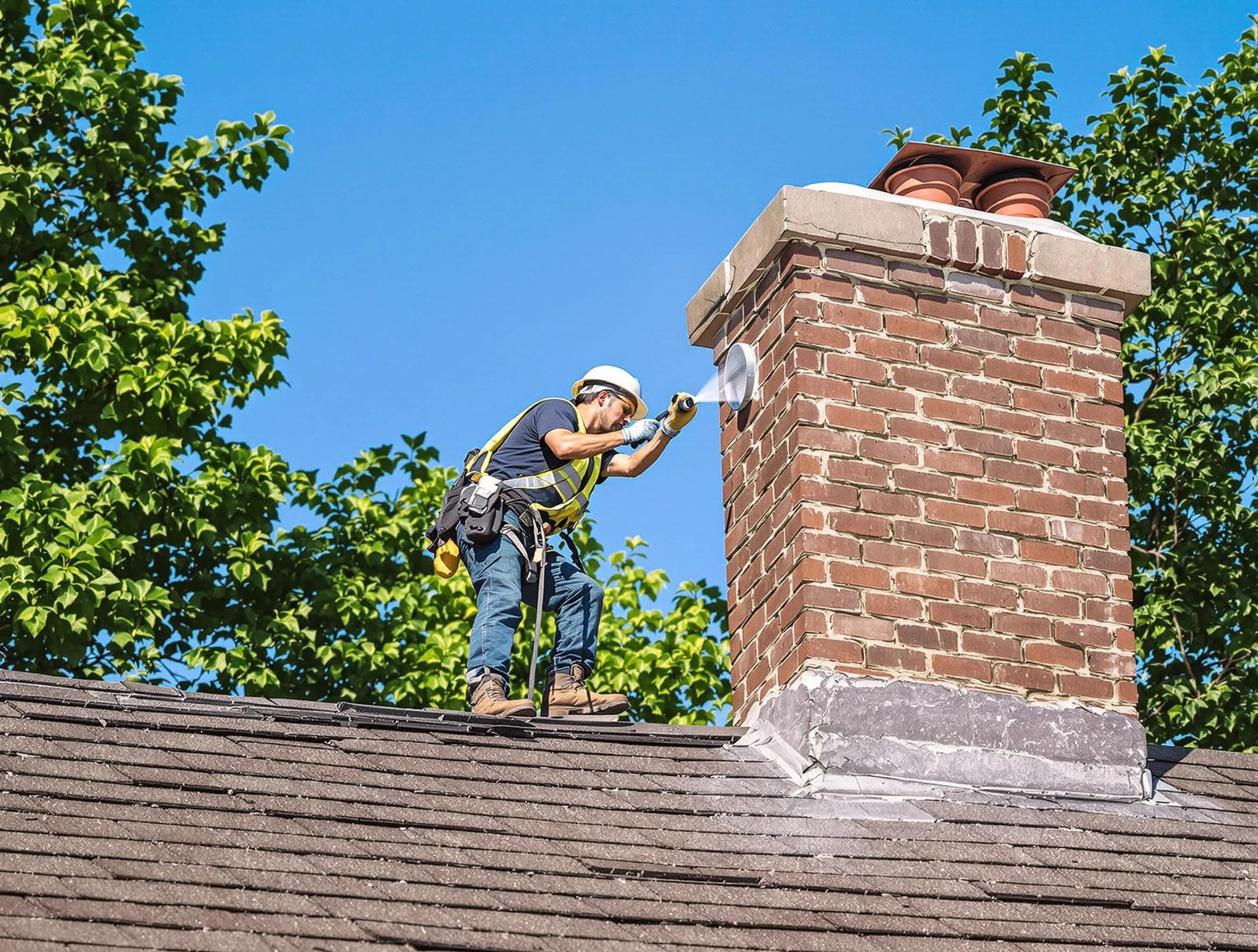 West Point Chimney Sweep performing an inspection with advanced tools in West Point, VA