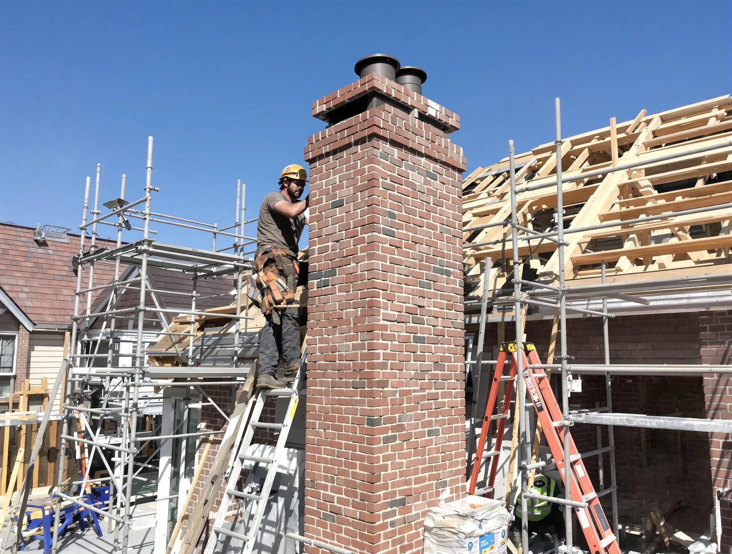 New chimney installation completed by West Point Chimney Sweep in West Point, VA