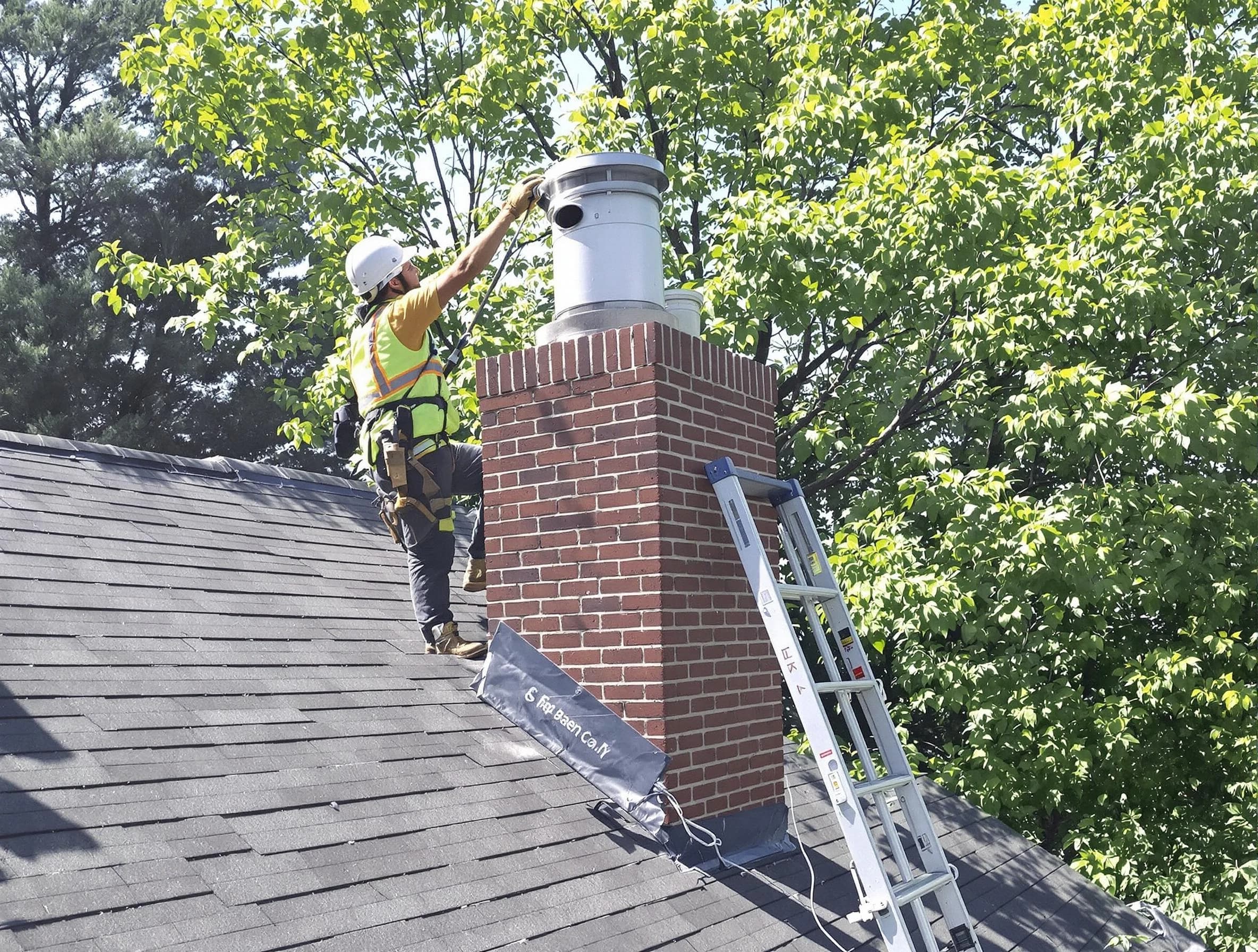 Chimney liner inspection by West Point Chimney Sweep in West Point, VA