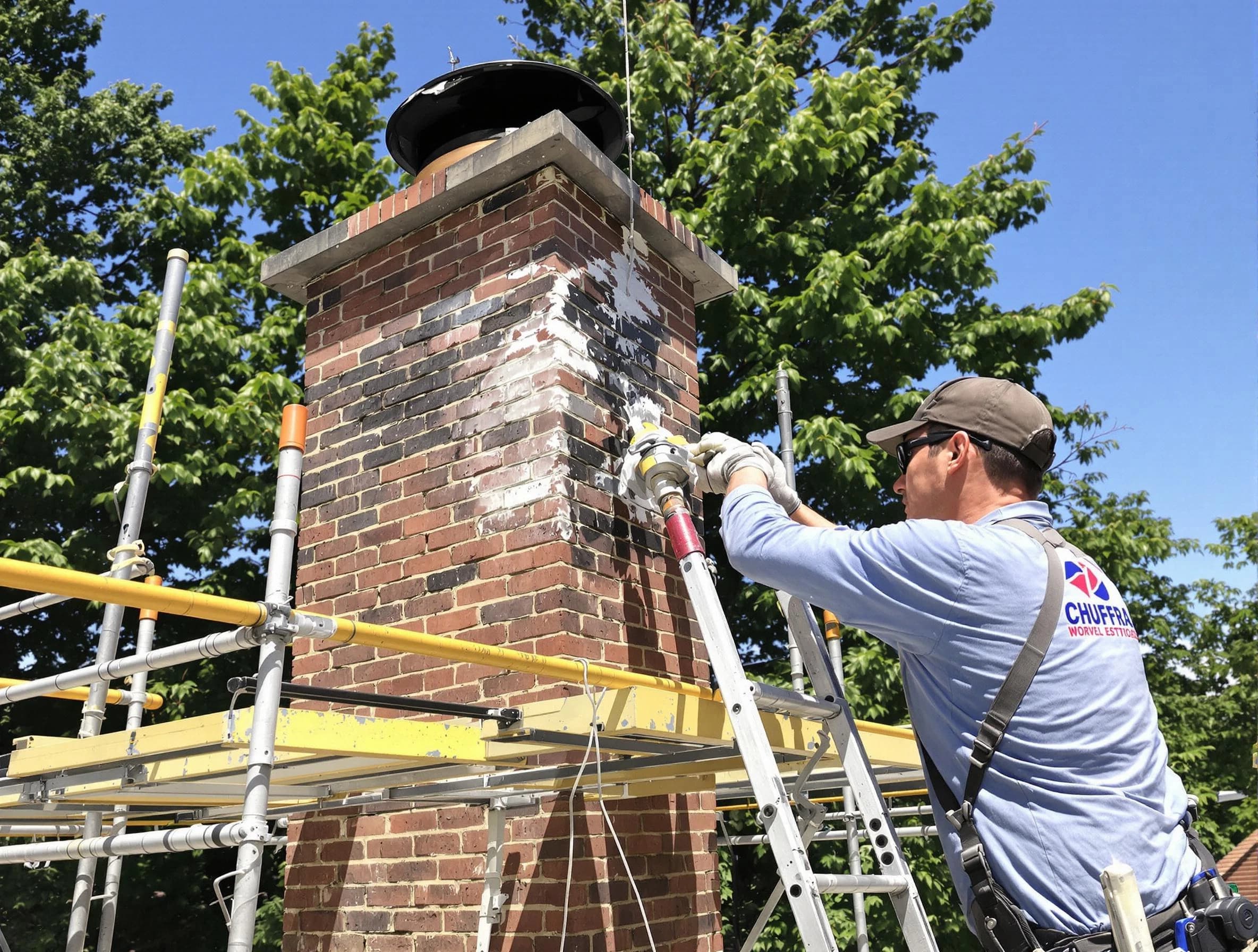 Structural chimney repair by West Point Chimney Sweep in West Point, VA