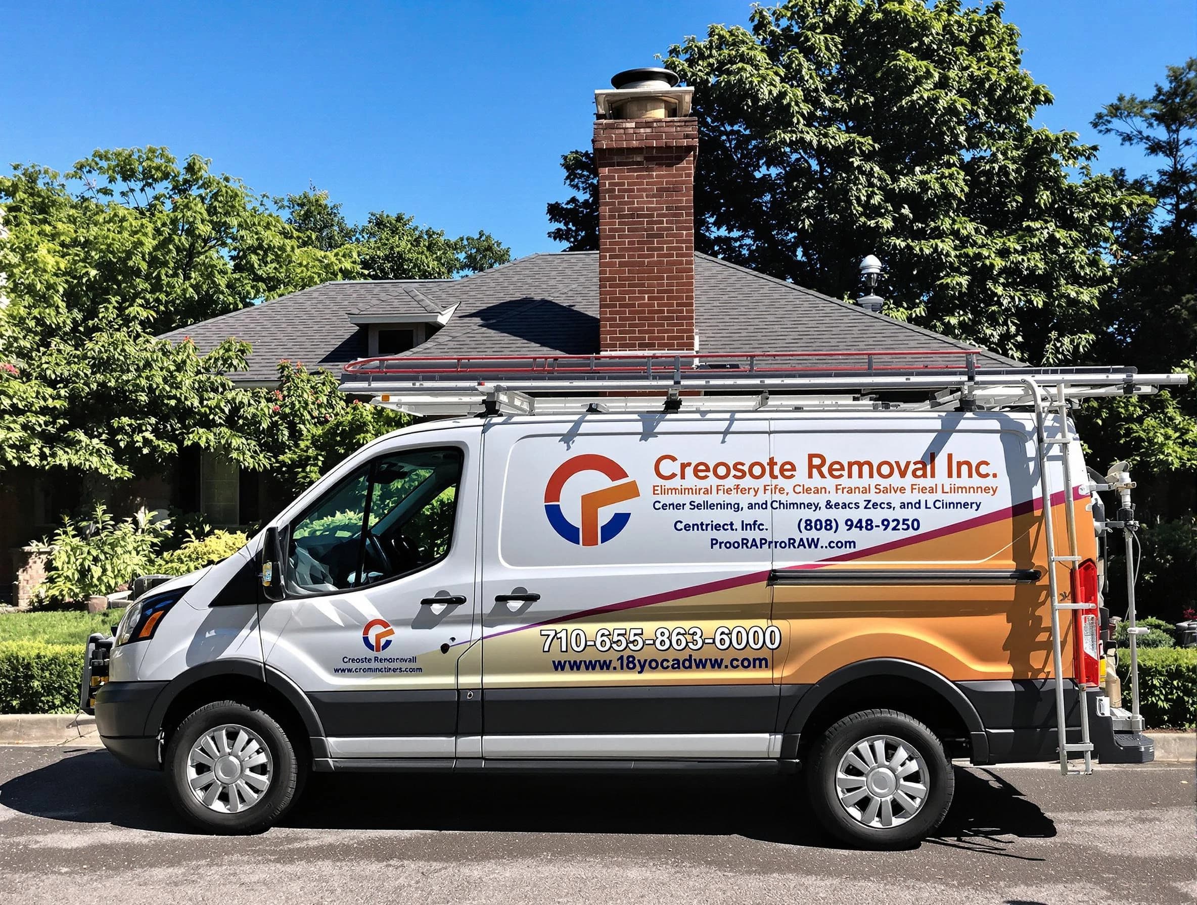 West Point Chimney Sweep technician removing creosote safely in West Point, VA